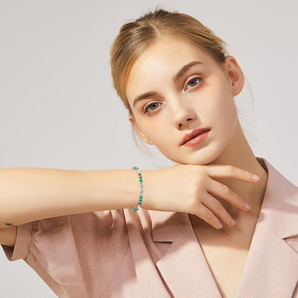 Light Green Boho Beaded Bracelets for Women Trendy Jewelry Gifts for Lover, Mom - Picture 7 of 7